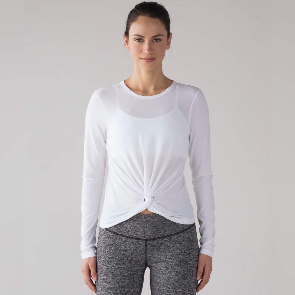 Lululemon Crescent Long Sleeve White Size 4